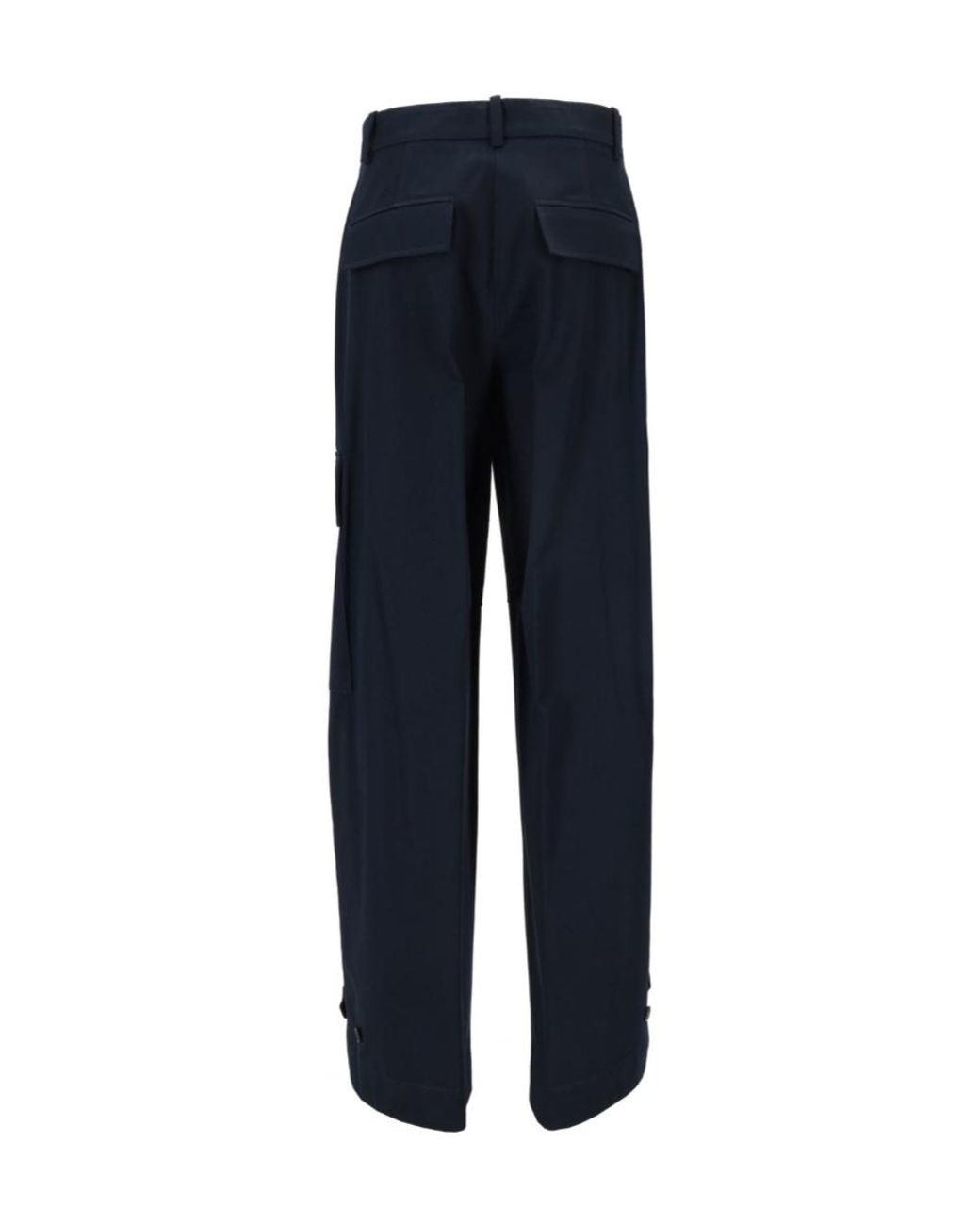 P.A.R.O.S.H. Blue Cedro Straight Trousers