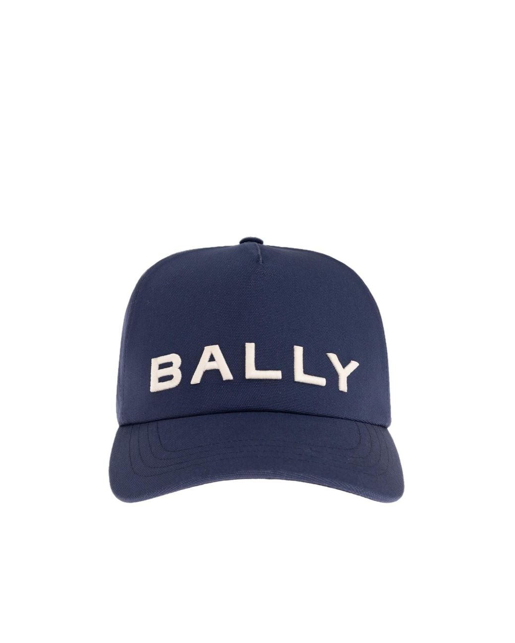 Bally Blue Logo Embroidery Baseball Cap for men