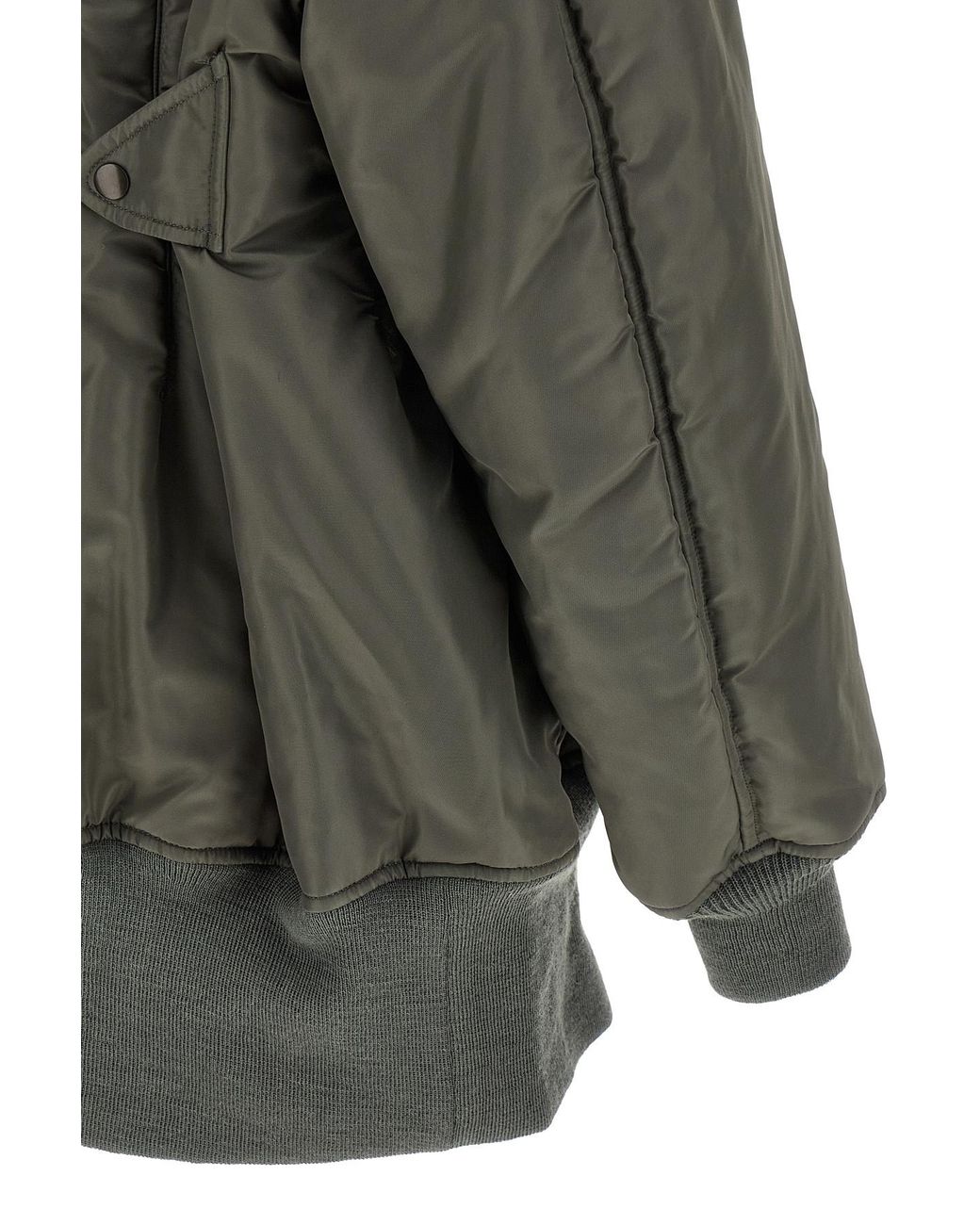 Junya Watanabe Green Padded Bomber Jacket