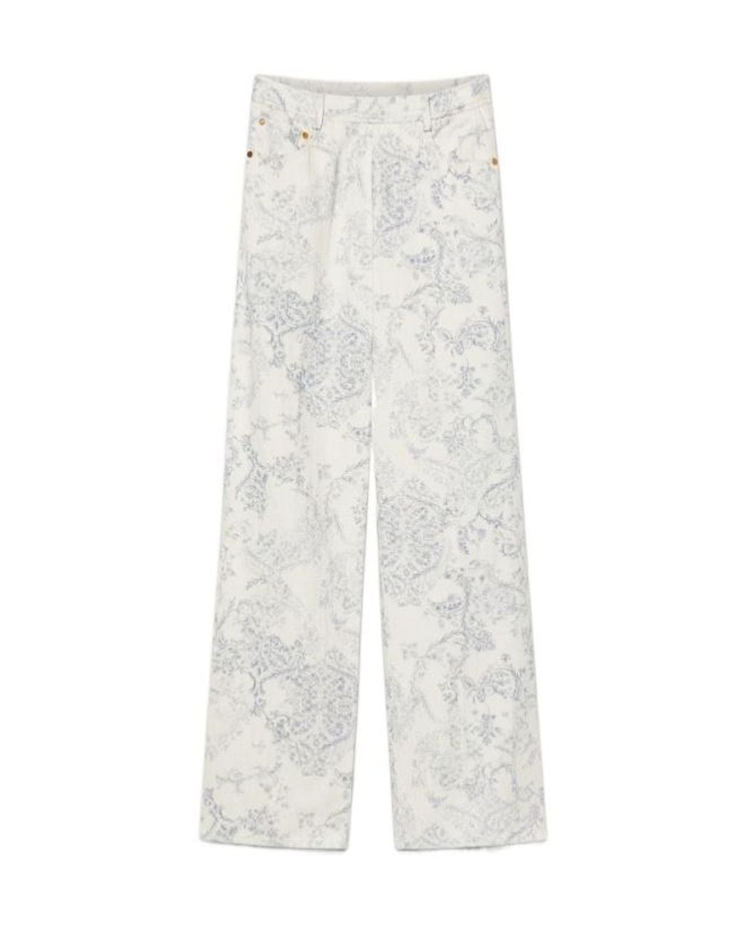Forte_forte White 5Pocket Trousers Nontiscordardime