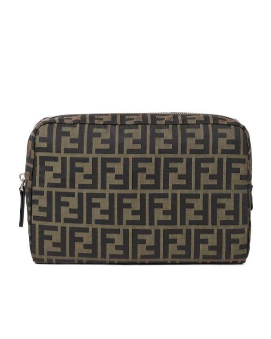 Fendi Black Monogram Medium Toiletry Case for men