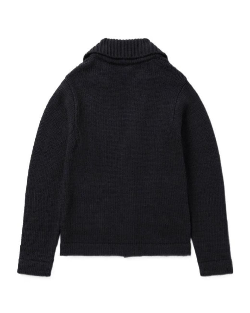 1989 STUDIO Blue Pocket Cardigan Sweater for men