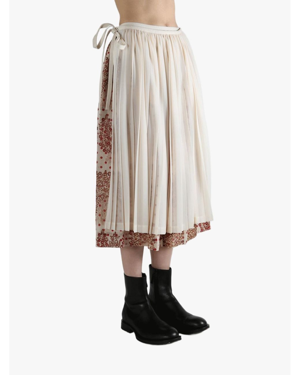 Comme des Garçons Natural Comme Des Garçons Tao Polka Dot Ruffled Shorts