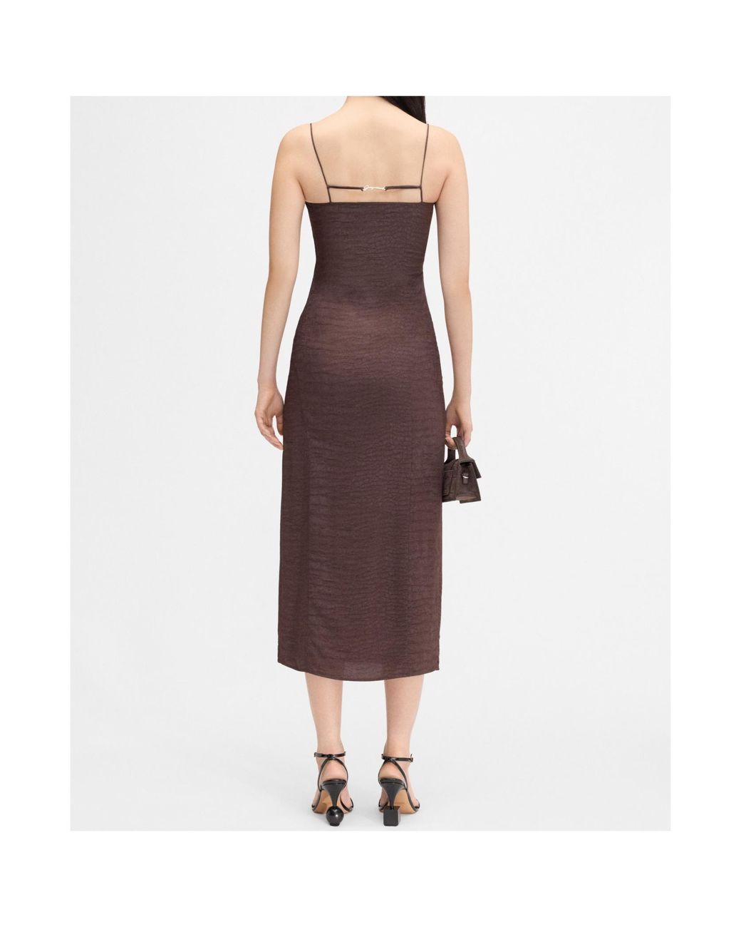 Jacquemus Brown The Notte Dress