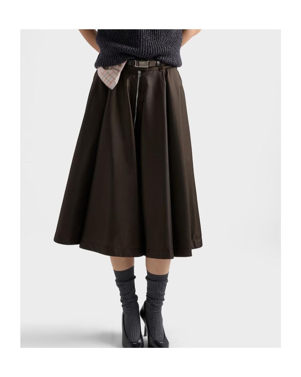 Prada Black Re-Nylon Skirt