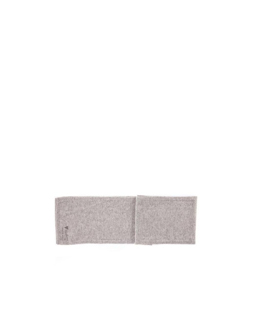 Armani Jeans White Logo Knitted Scarf for men
