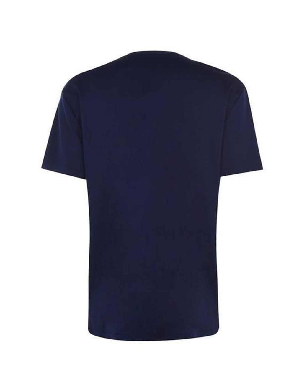 Polo Ralph Lauren Blue Round-Neck Logo T-Shirt for men