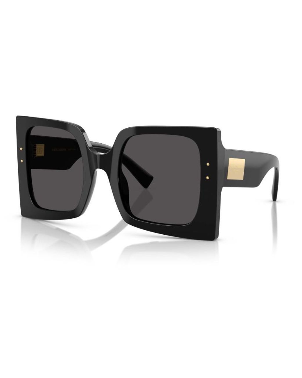 Dolce & Gabbana Black Eyewear Square Frame Sunglasses