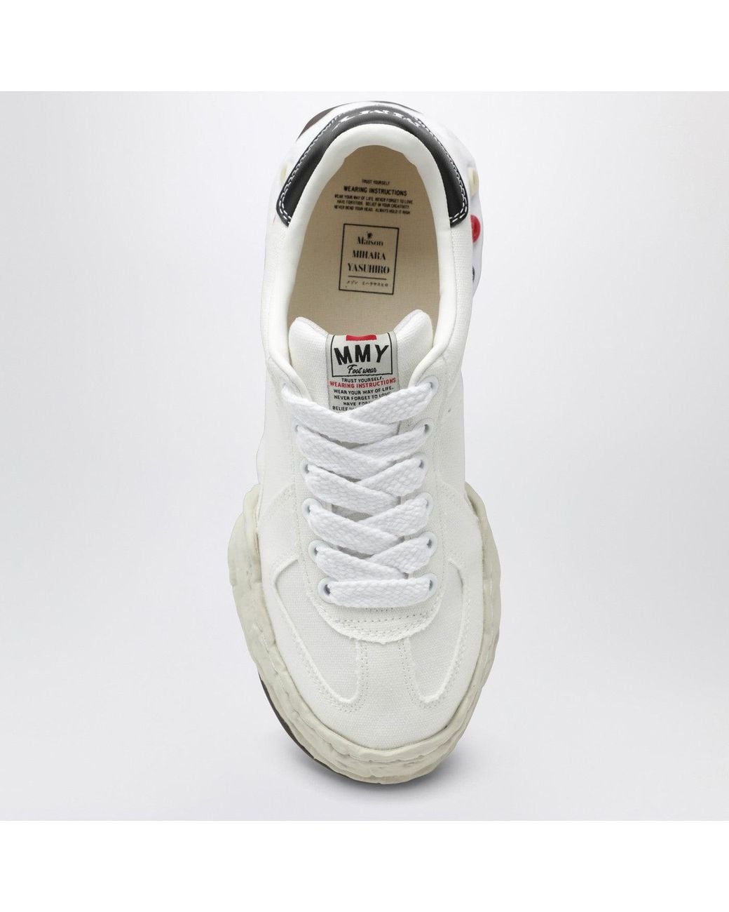 Maison Mihara Yasuhiro White Canvas Sneakers for men