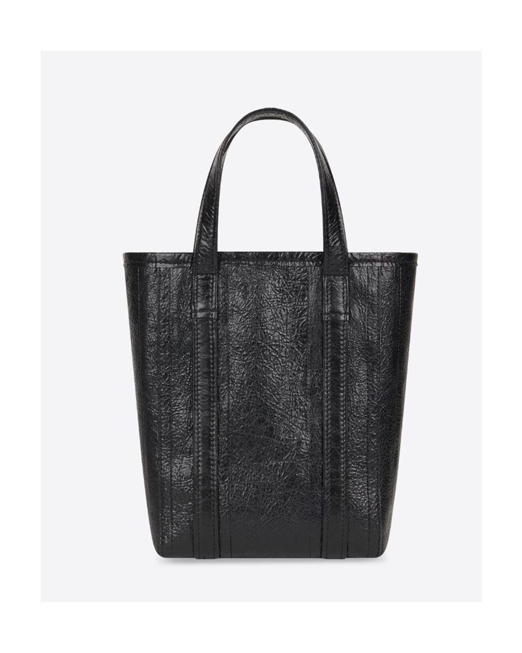 Balenciaga Black Barbes Small North-South Shopper Bag