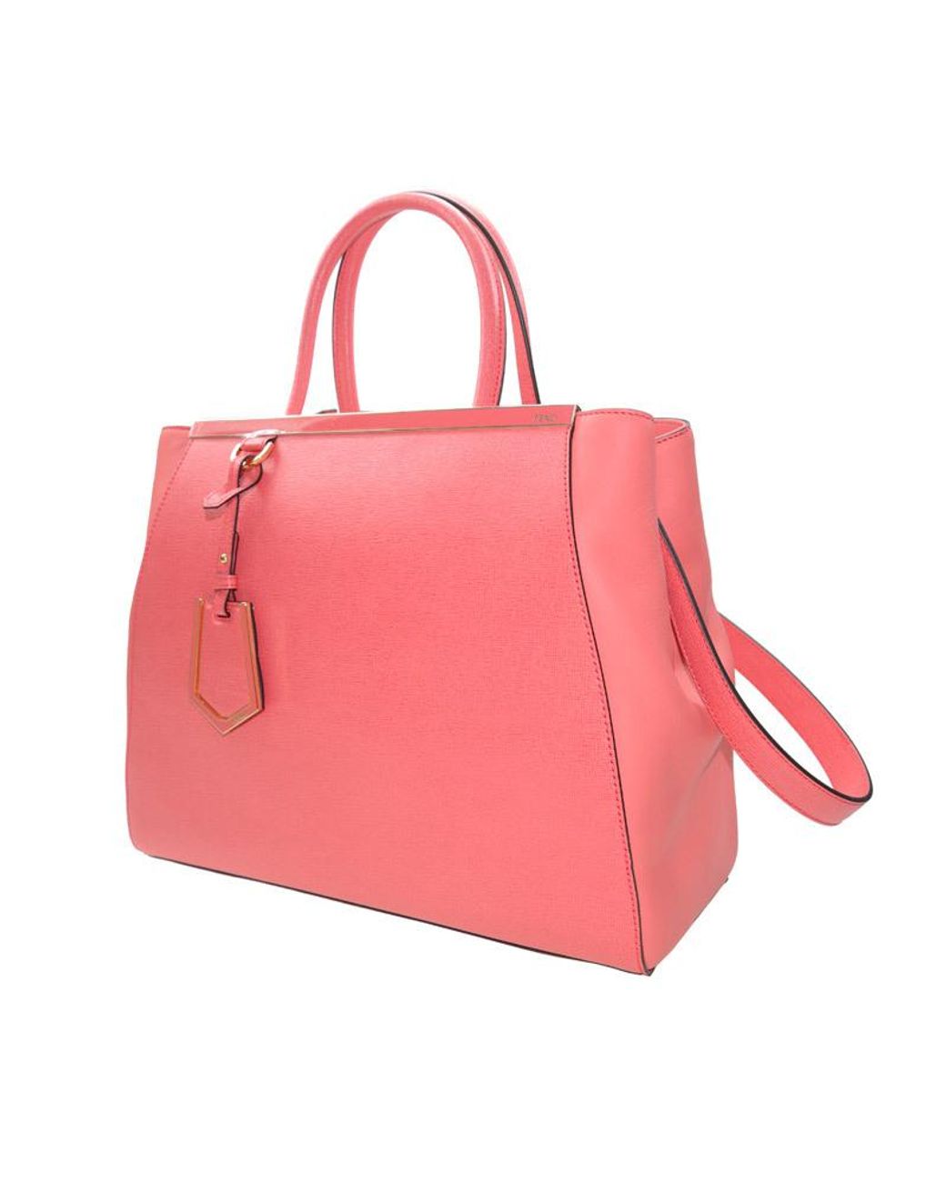 Fendi Pink Logo Handbag