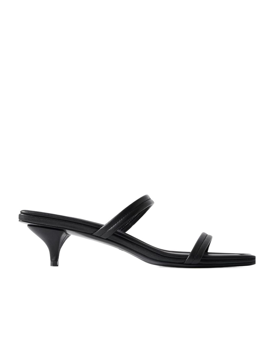 St. Agni White Leather High-Heeled Sandals