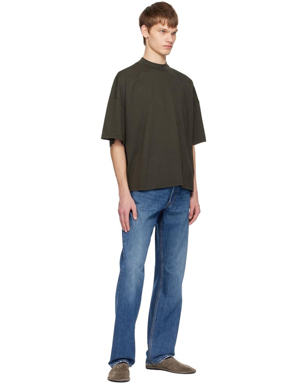 The Row Black Short-Sleeved T-Shirt for men
