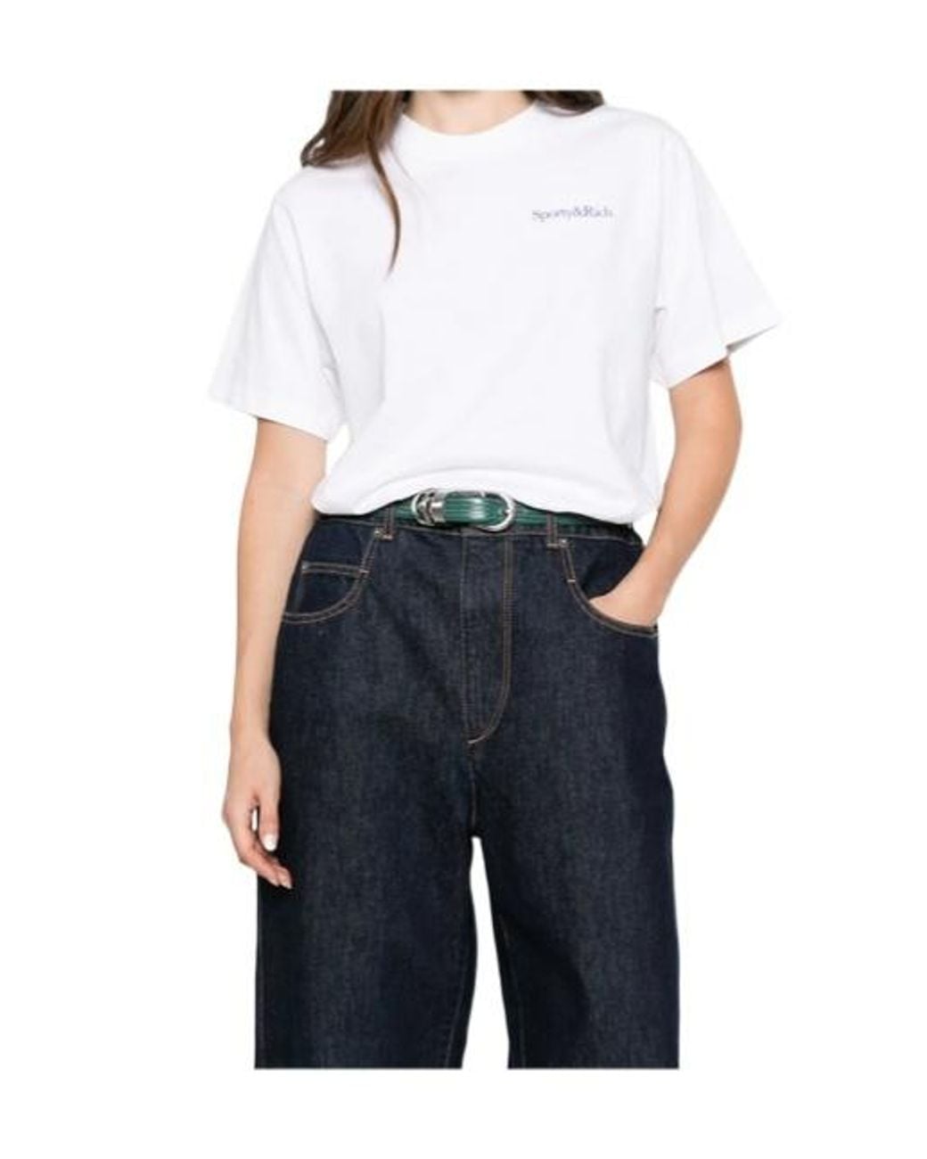 Sporty & Rich Blue Short-Sleeved T-Shirt