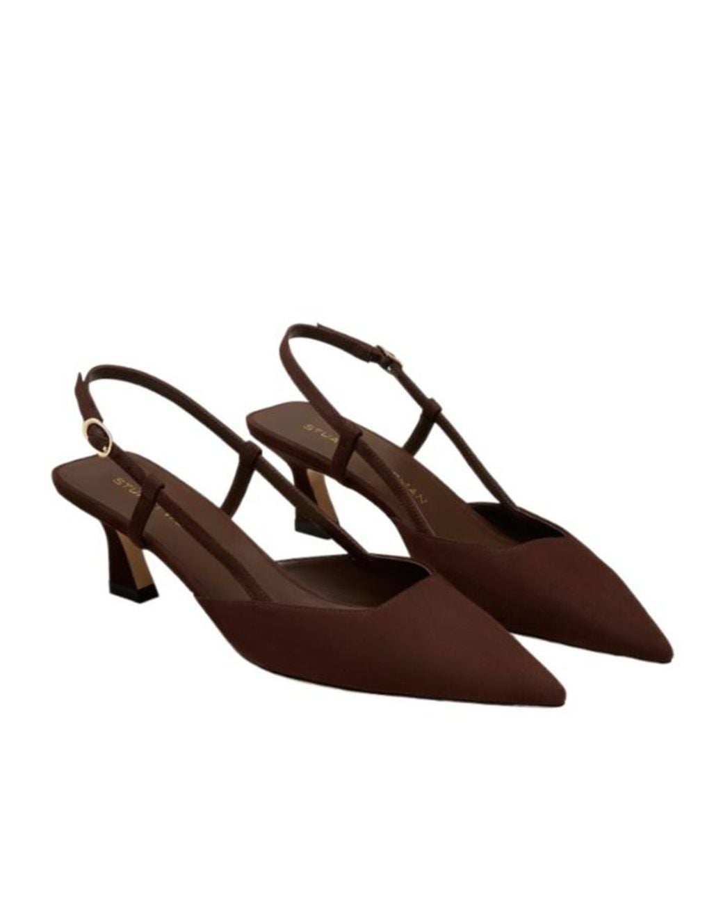 Stuart Weitzman Brown Vinnie 50 Slingback