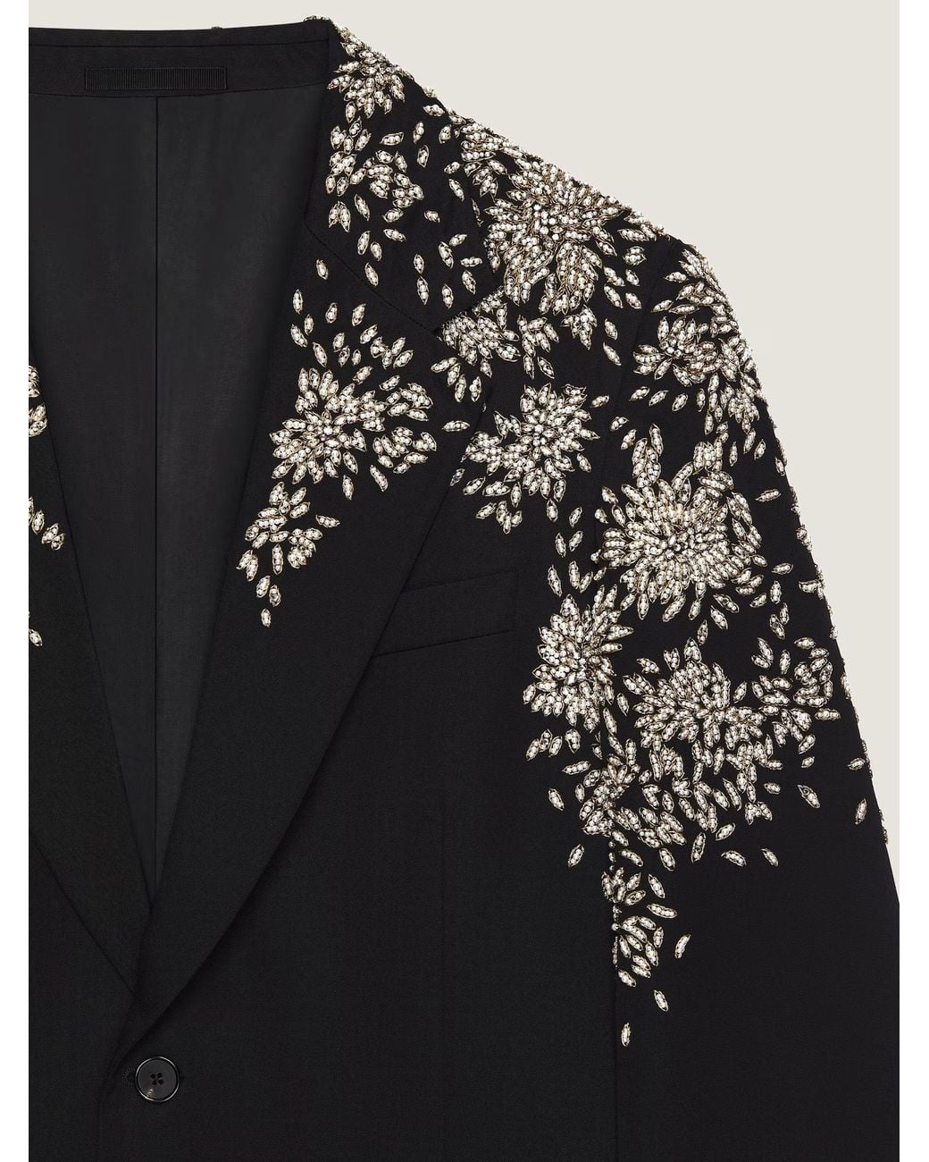 Givenchy Black Single-Breasted Regular Jacket for men