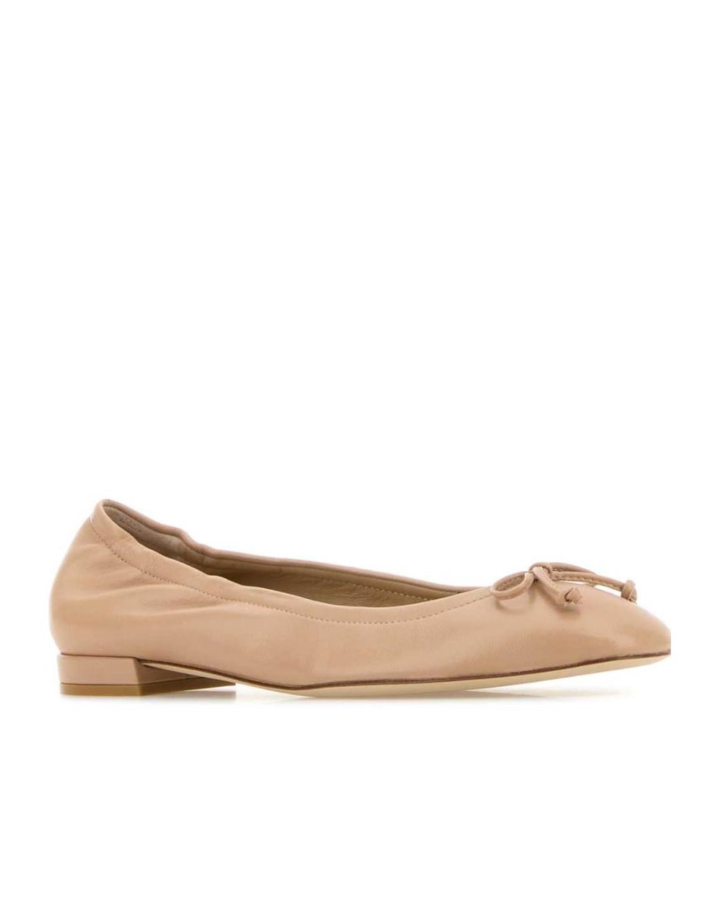 Stuart Weitzman Natural Bria Ballet Flats