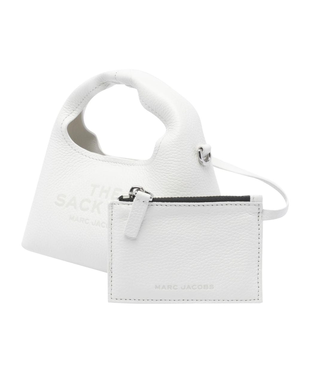 Marc Jacobs White The Micro Crossbody Sack Bag