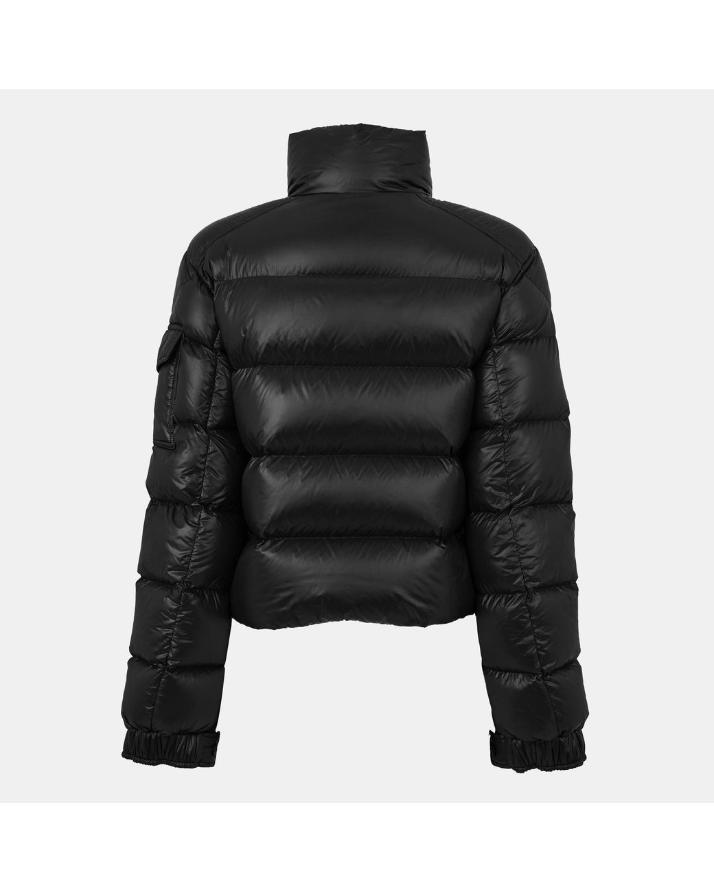 Moncler Black Stand Collar Down Jacket