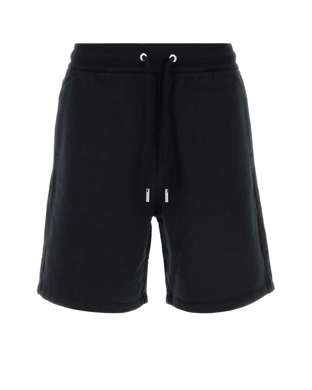 AMI Black Contrasted Track Short for men