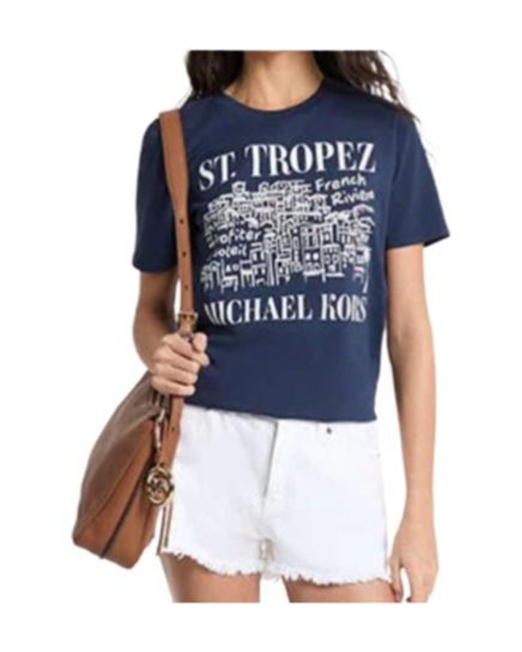 Michael Kors Blue Michael Provence Graphic T-Shirt