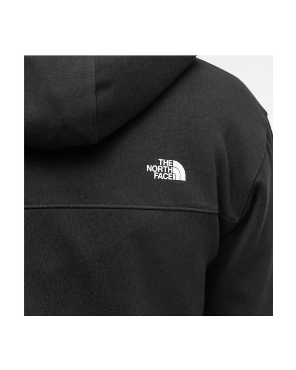The North Face Black Logo Hooded Zip Jacket for men