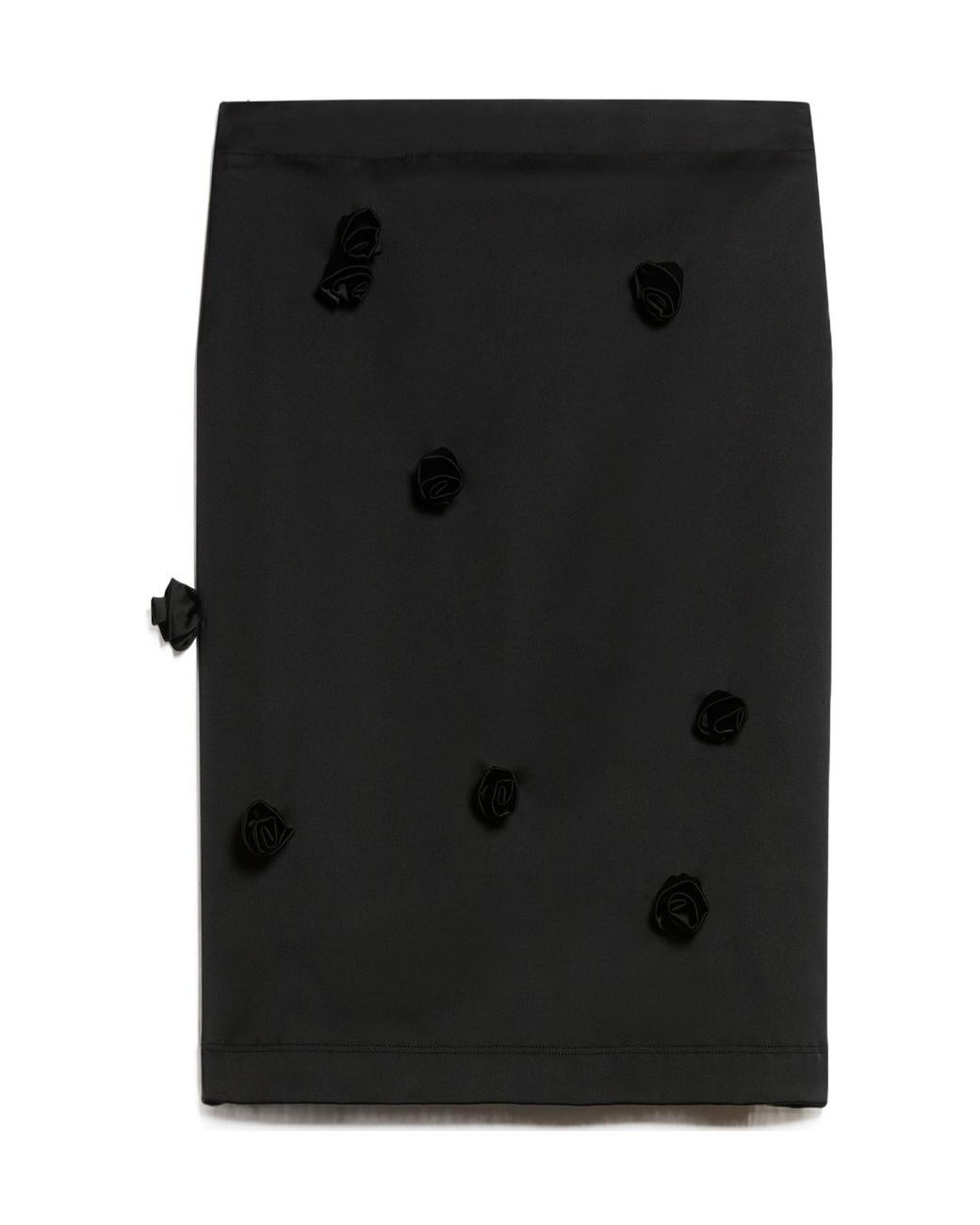 Sportmax Black Borbona Mini Skirt