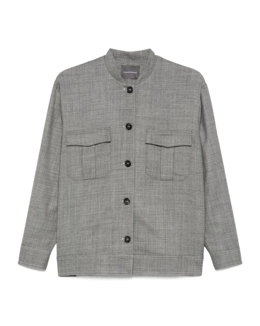 Lorena Antoniazzi Gray Long-Sleeved Shirt