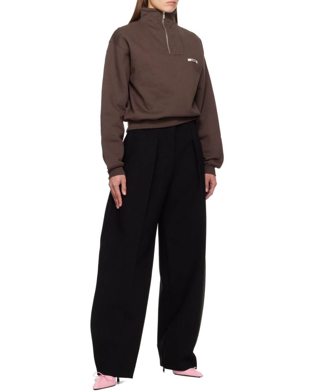 Jacquemus Black The Ovalo Trousers