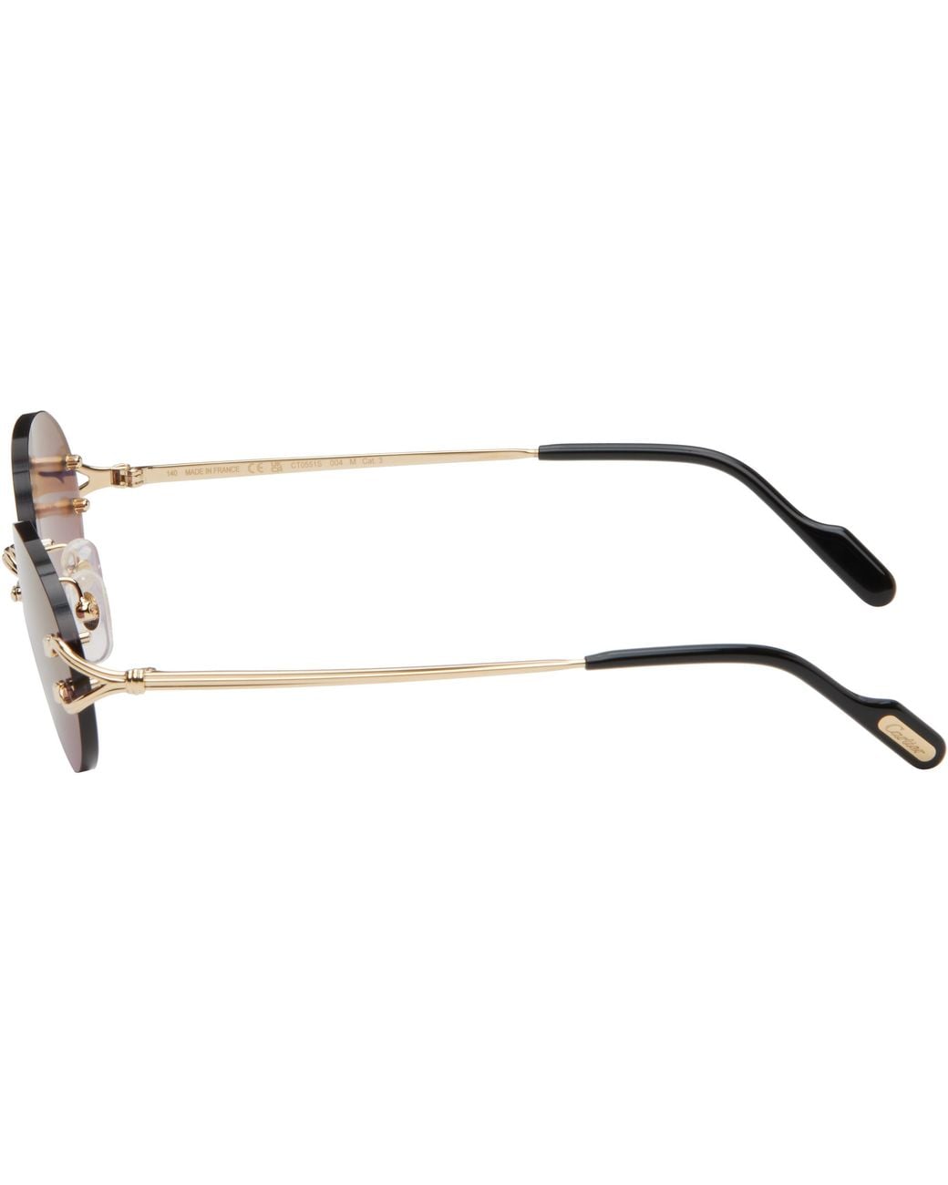 Cartier Purple Signature C De Sunglasses