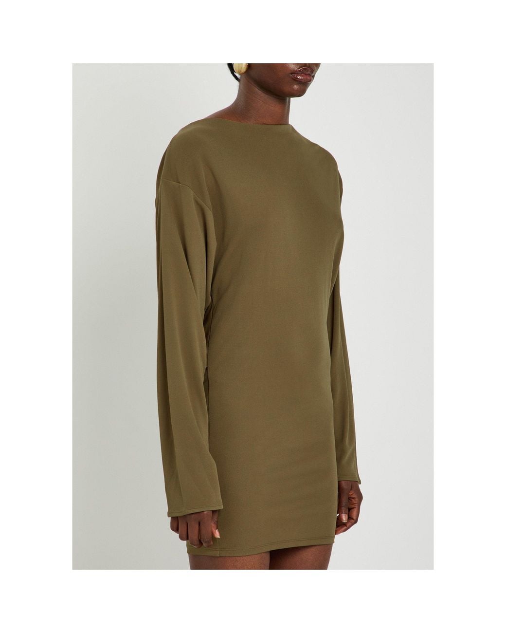 Jacquemus Green Loose Backless Dress