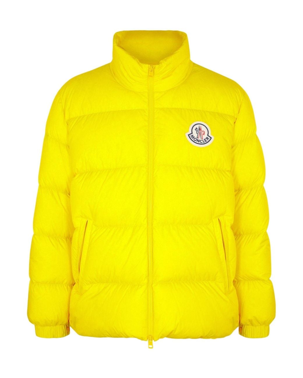 Moncler Yellow Waterproof Light Down Jacket for men