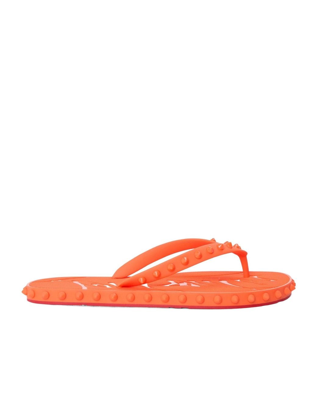 Christian Louboutin Orange Rivet Cold Drag
