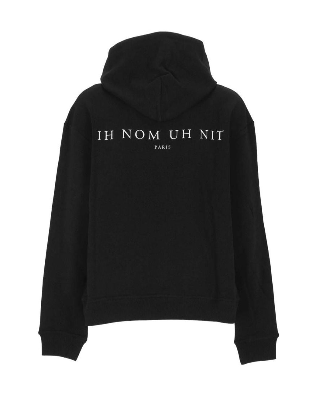 Ih Nom Uh Nit Black Paisley Mask Hoodie for men