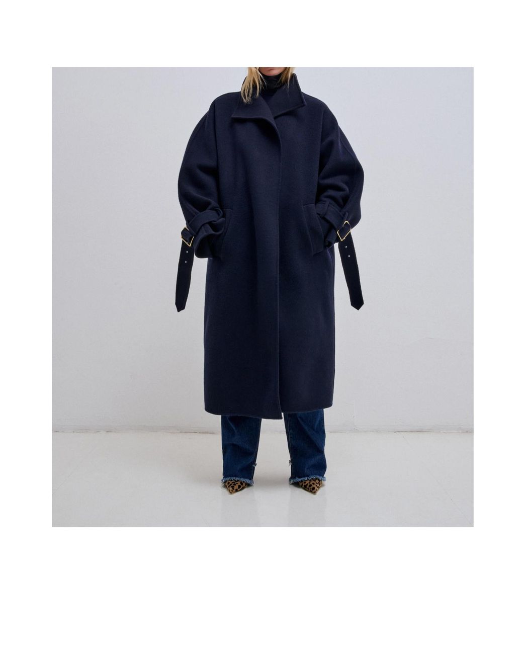 DARKPARK Blue Alba Trench Coat