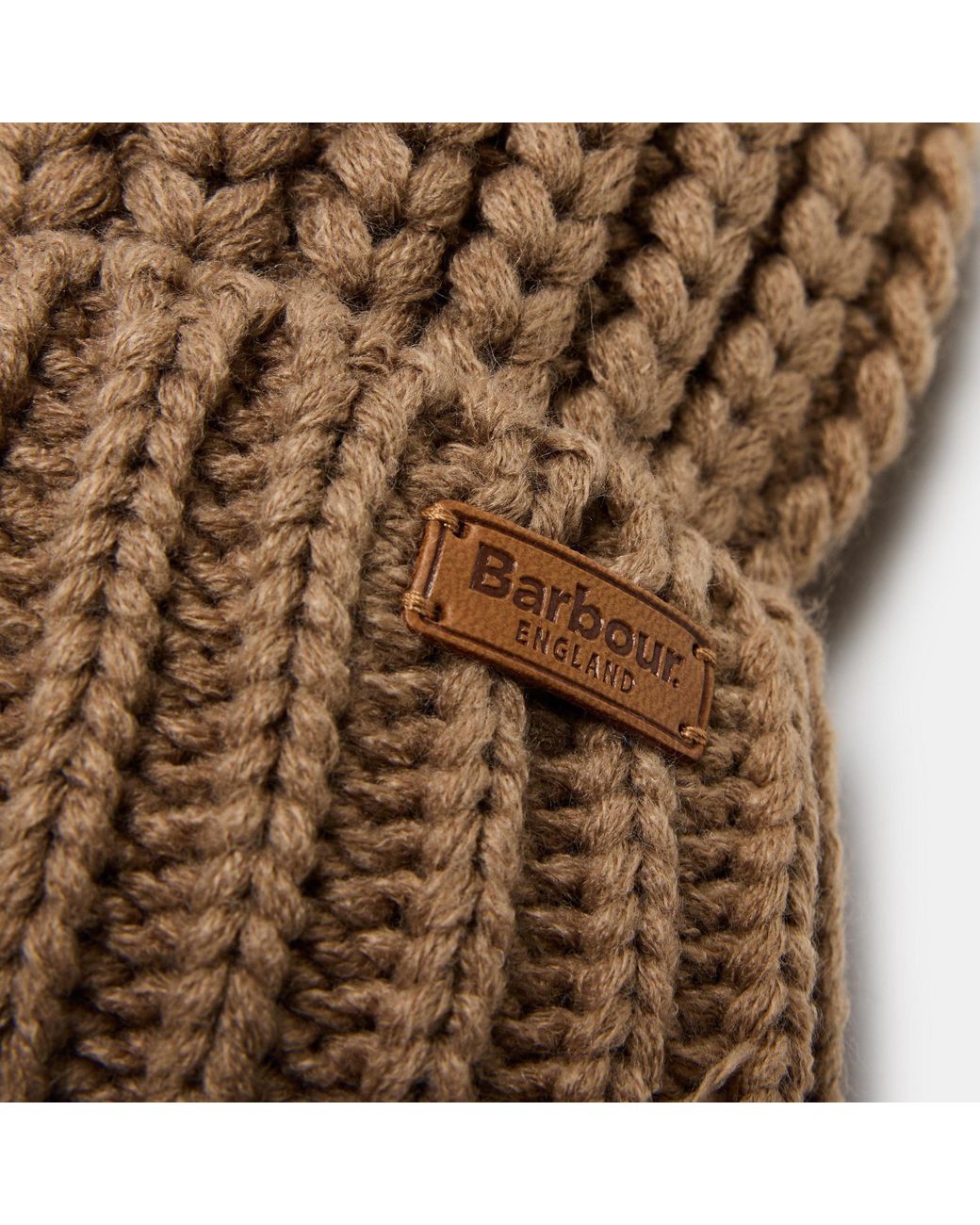 Barbour Brown Casual Knit Beanie