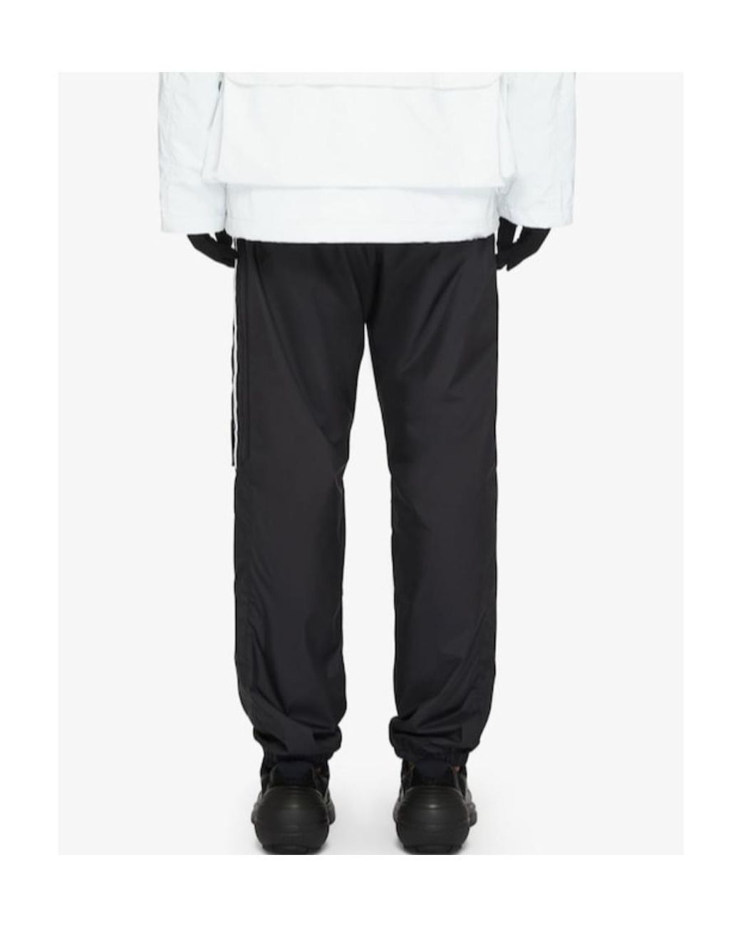 Givenchy Black Logo Embroidered Track Pants for men