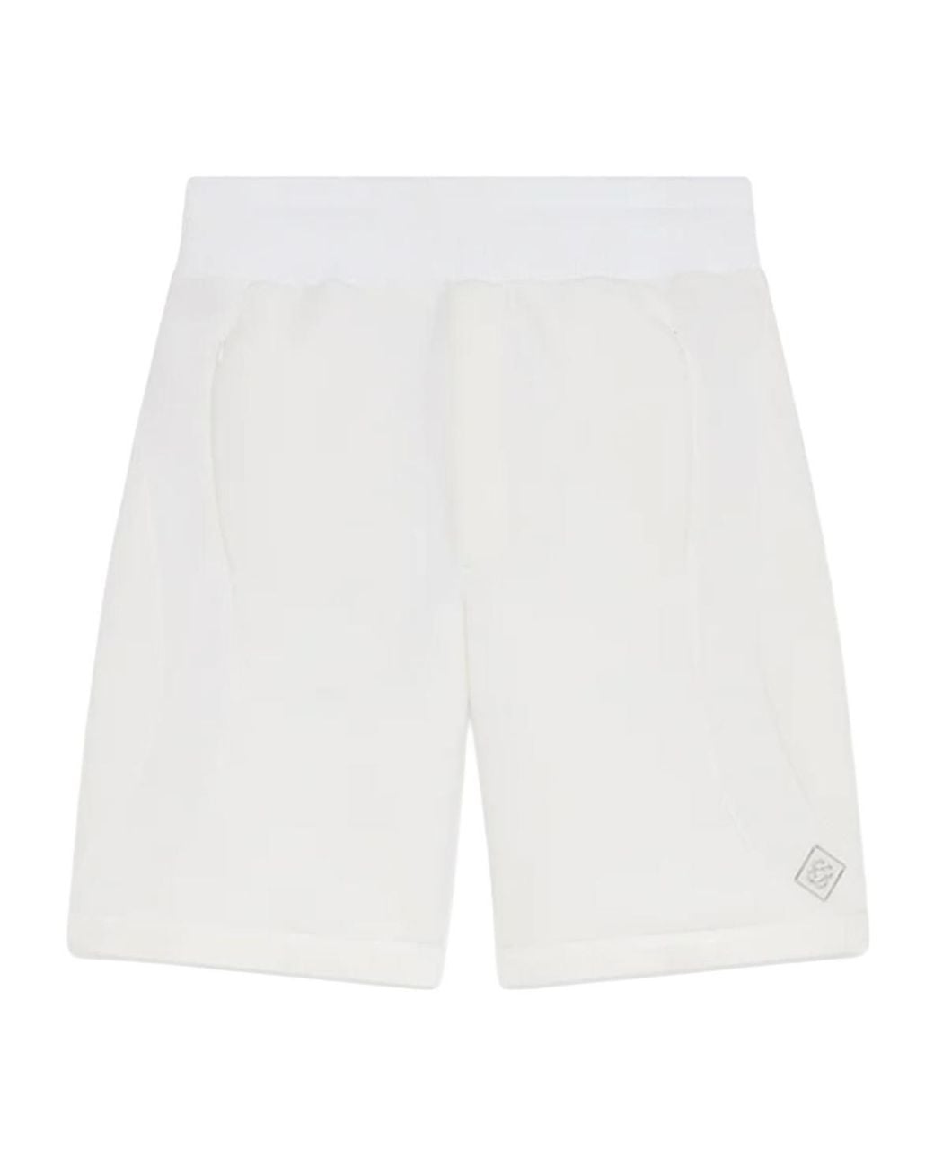 Casablanca White Pleated Shorts for men