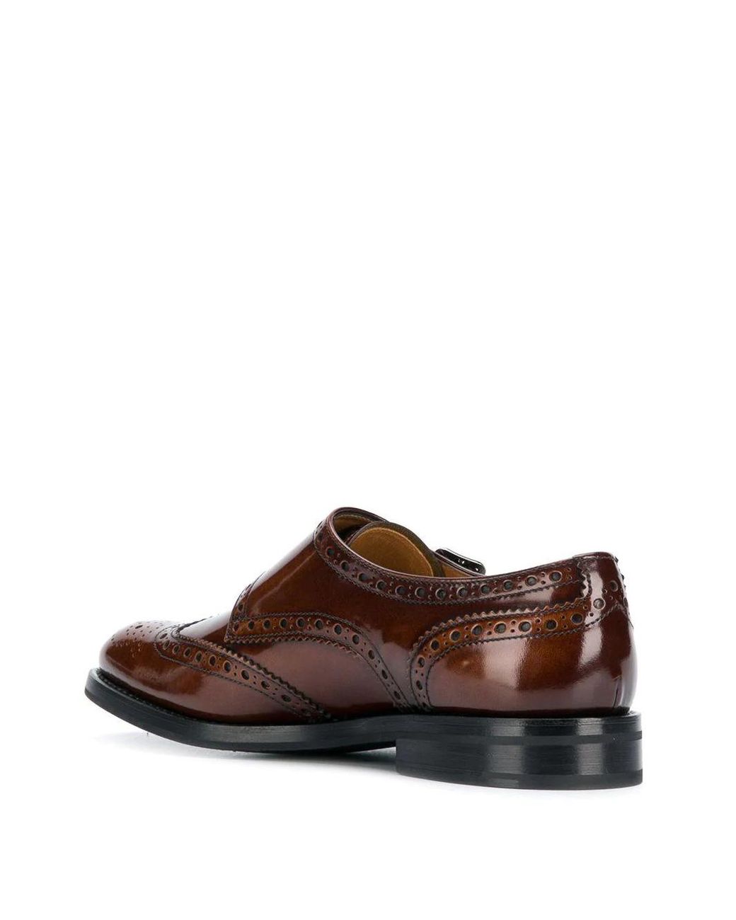 Church's Brown Lana Monk Brogue Detailed Loafers