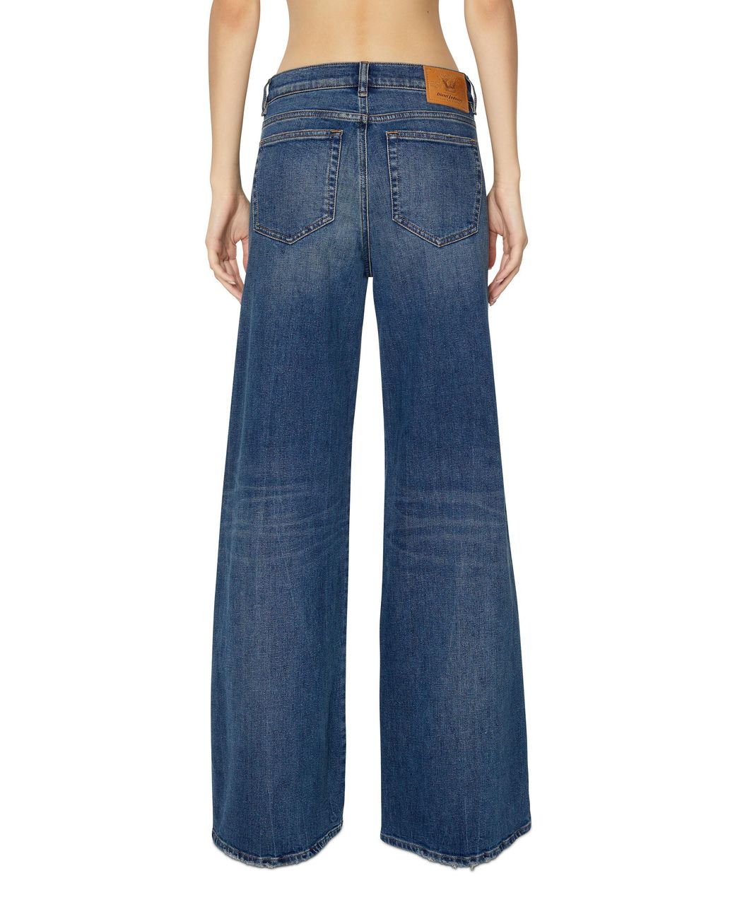 DIESEL Blue High-Rise Flared Jeans