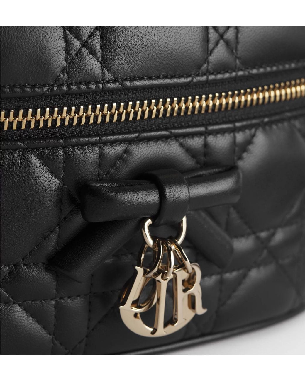 Dior Black Zippered Cosmetic Bag