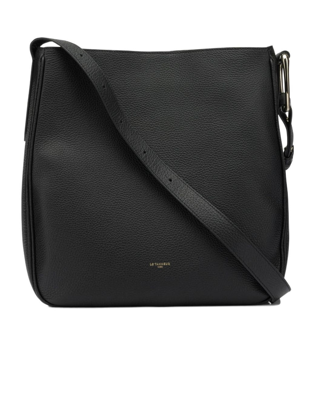 Le Tanneur Black Structured Crossbody Bag