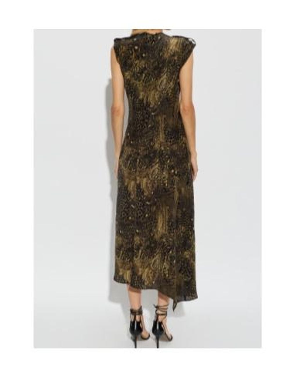 AllSaints Green Patterned Dress