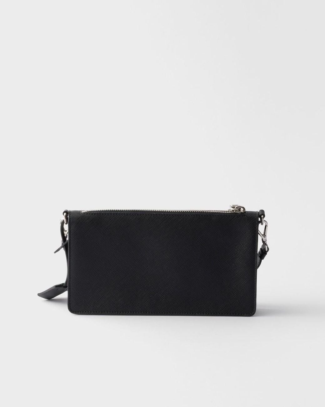 Prada Black Saffiano Leather Pouch
