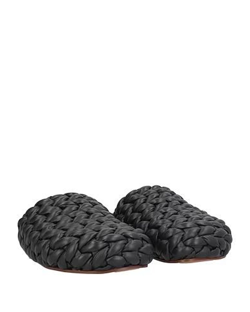 Chloé Black Half-Coverage Slippers