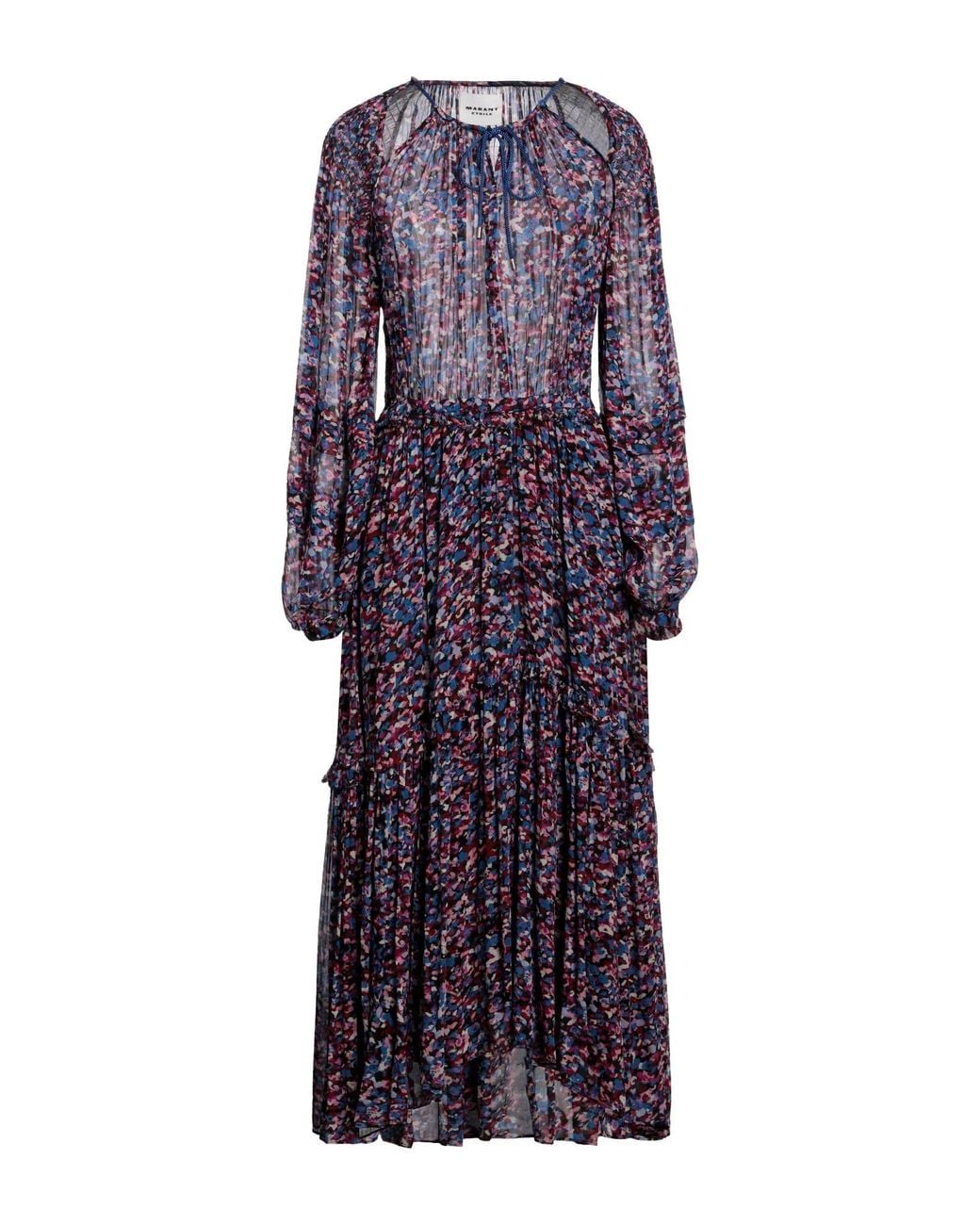 Isabel Marant Purple Long Dresses