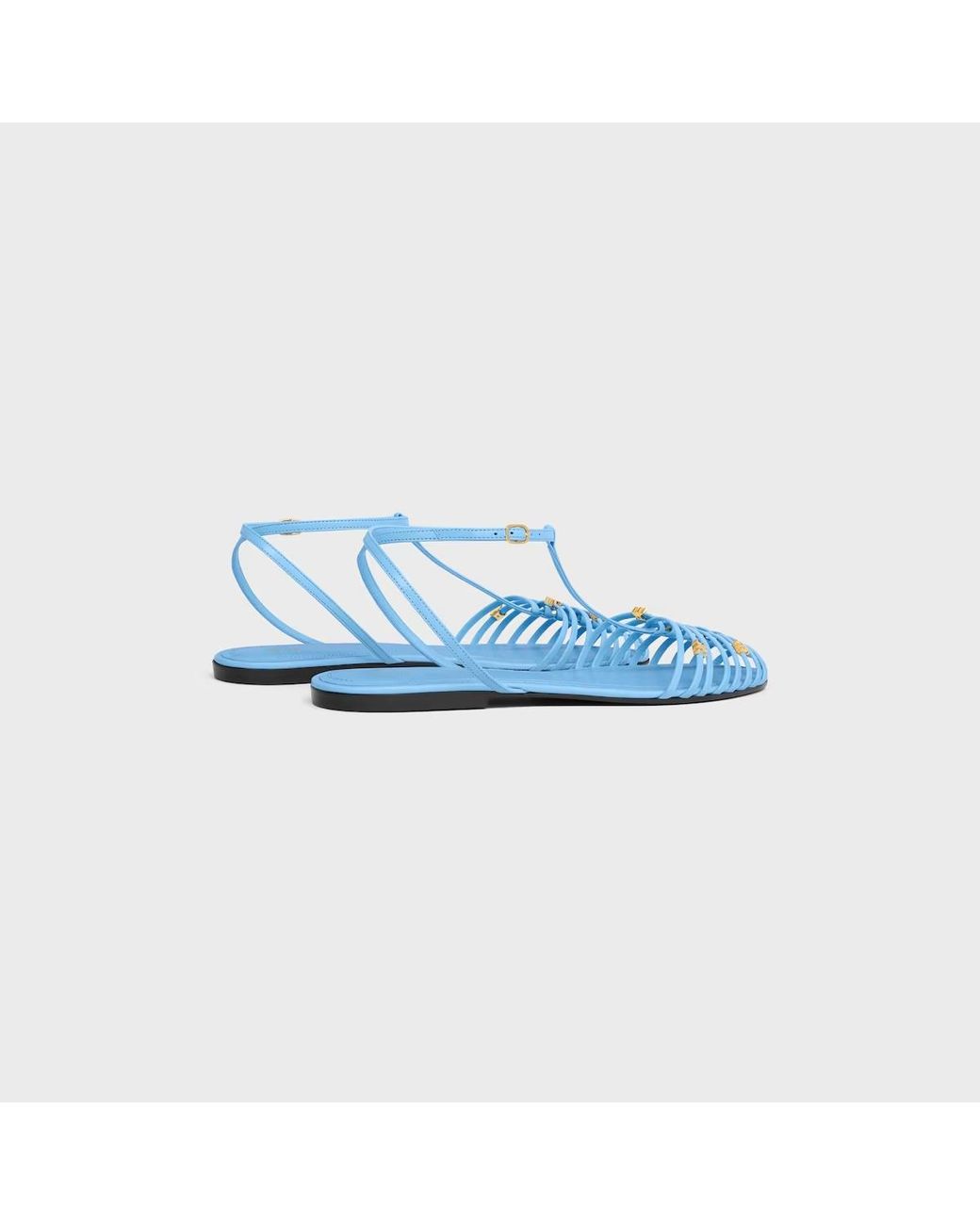 Céline Blue Cage Flat Sandal