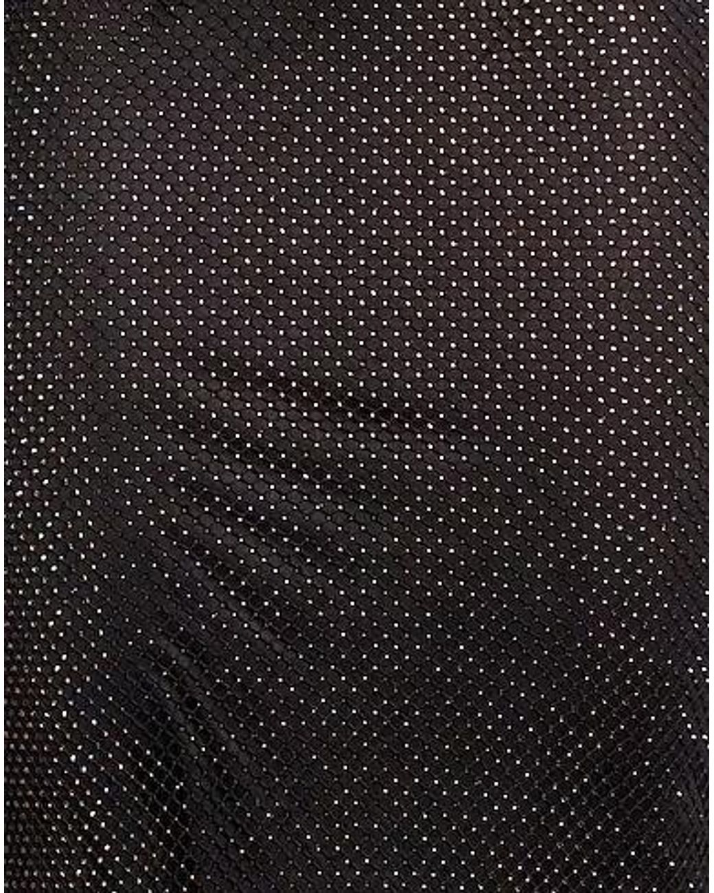 Sportmax Black Fishnet Pencil Skirt