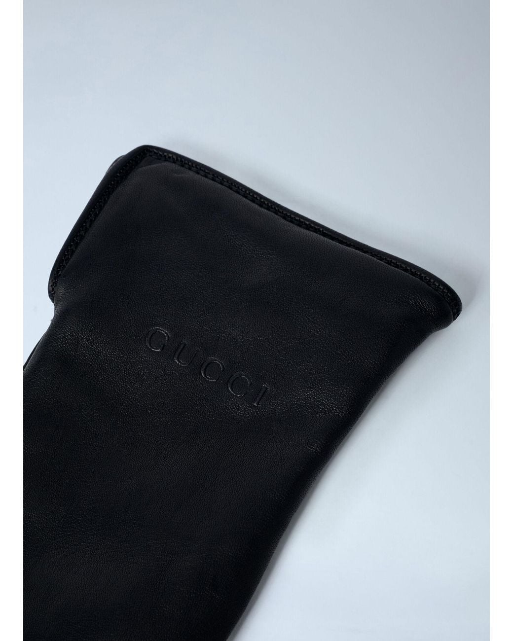 Gucci Black Full Finger Gloves