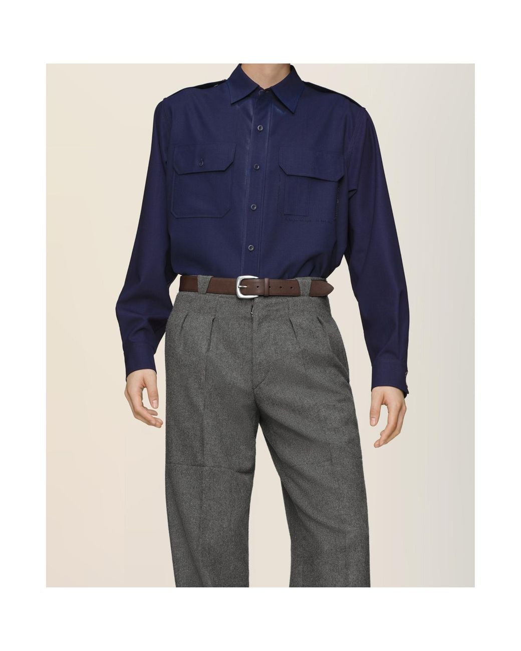 Maison Margiela Blue Shirts for men
